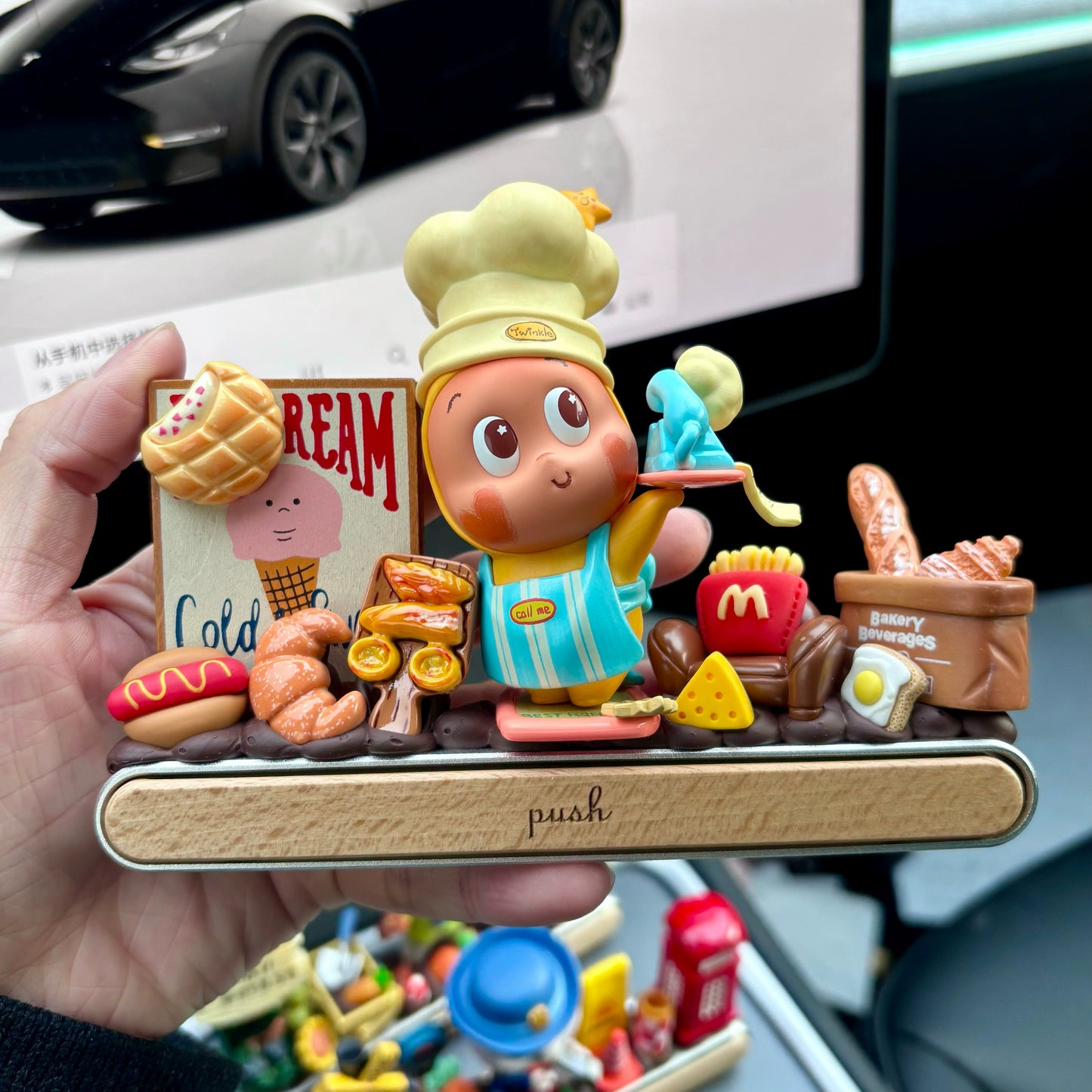 Fortune Cookie Girl Dashboard Ornament
