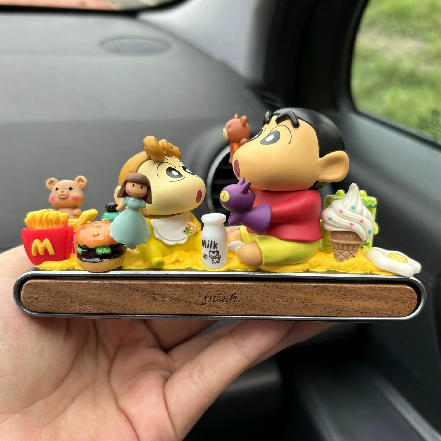 Crayon Shin-Chan Lazy Summer Dashboard Ornament