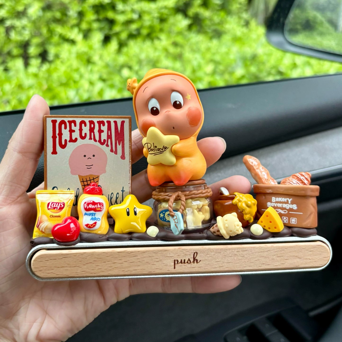 Fortune Cookie Girl Dashboard Ornament