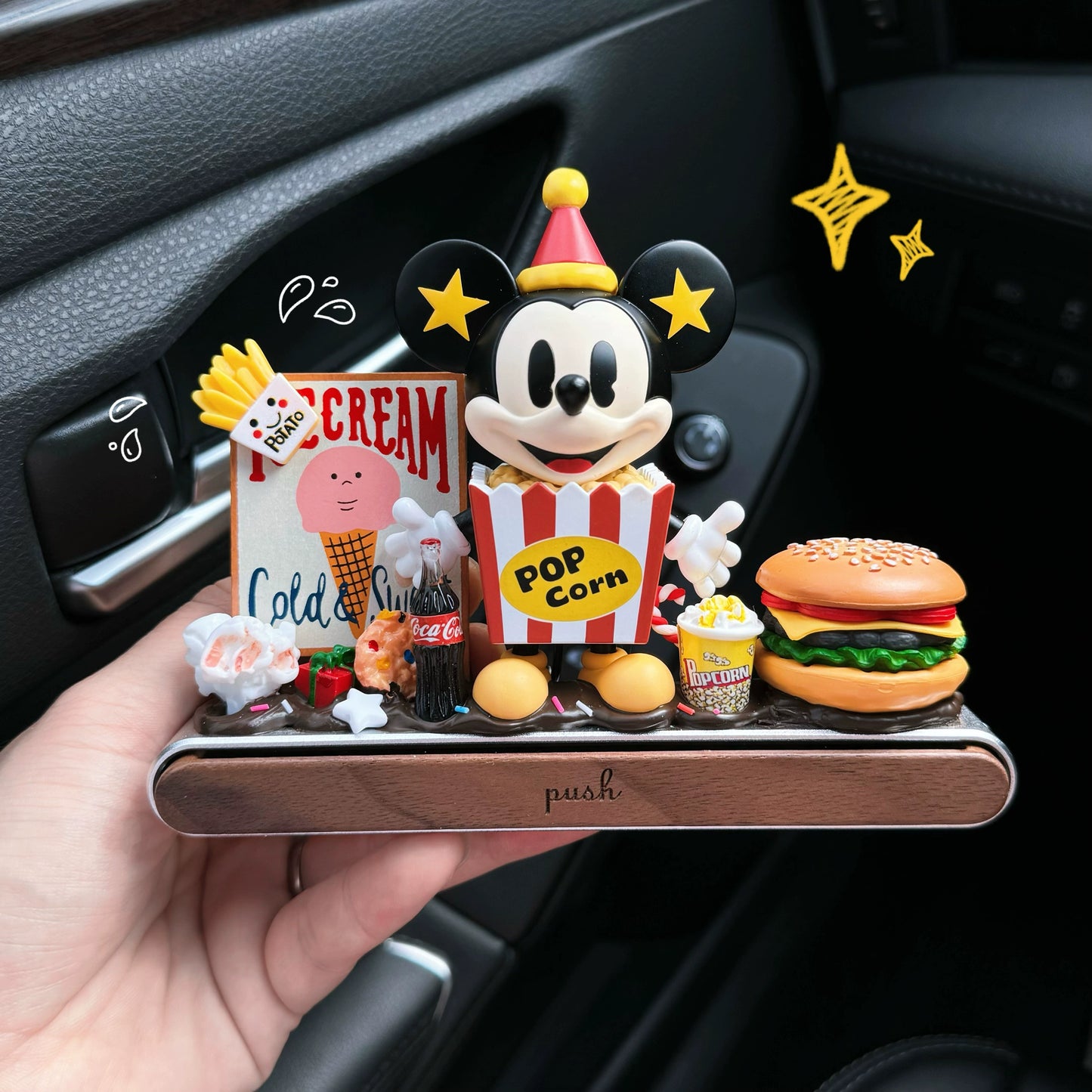 Candy Mickey Dashboard Ornament