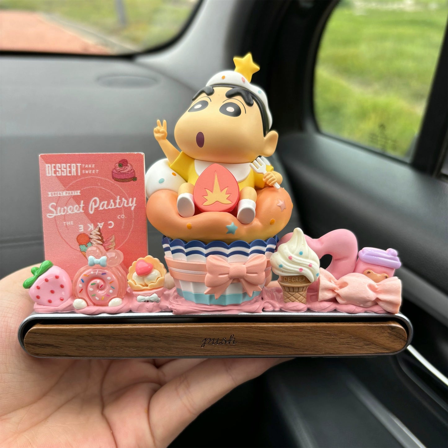 Crayon Shin-Chan Lazy Summer Dashboard Ornament