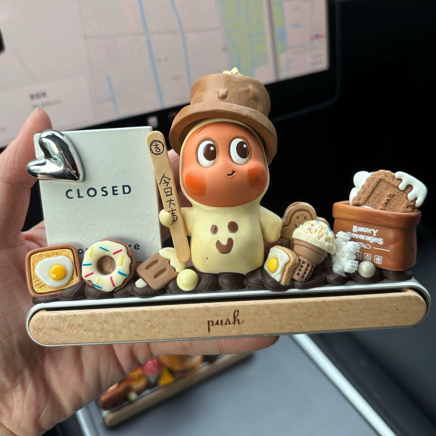 Fortune Cookie Girl Dashboard Ornament