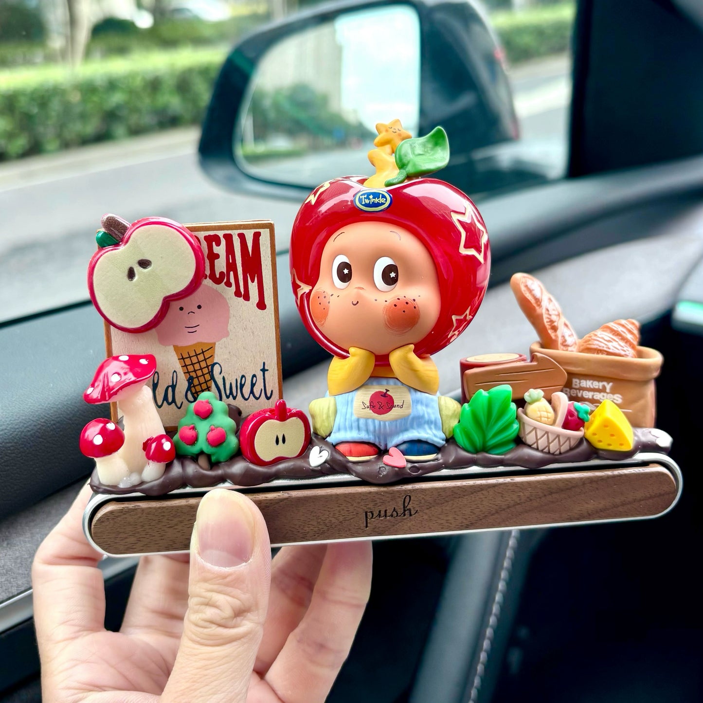 Fortune Cookie Girl Dashboard Ornament
