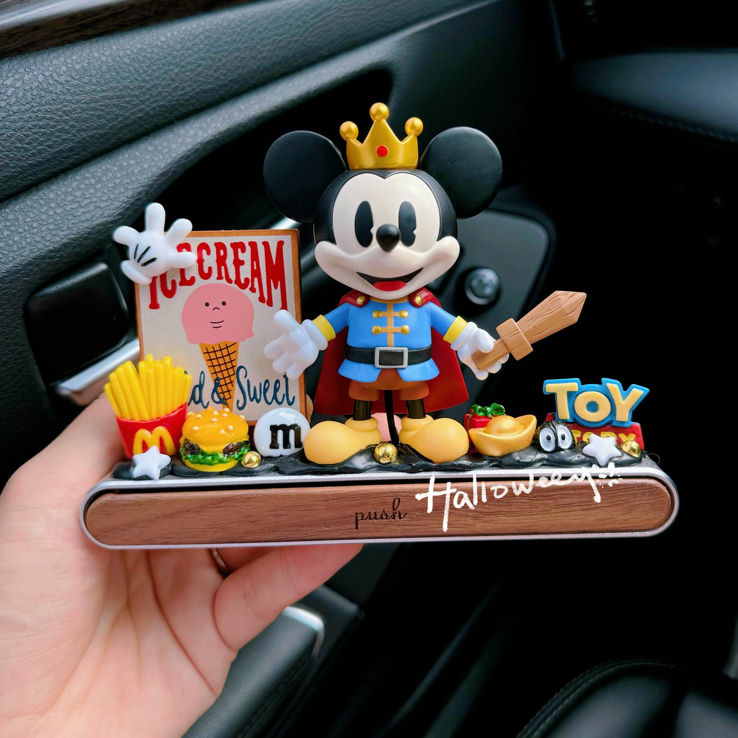 Candy Mickey Dashboard Ornament