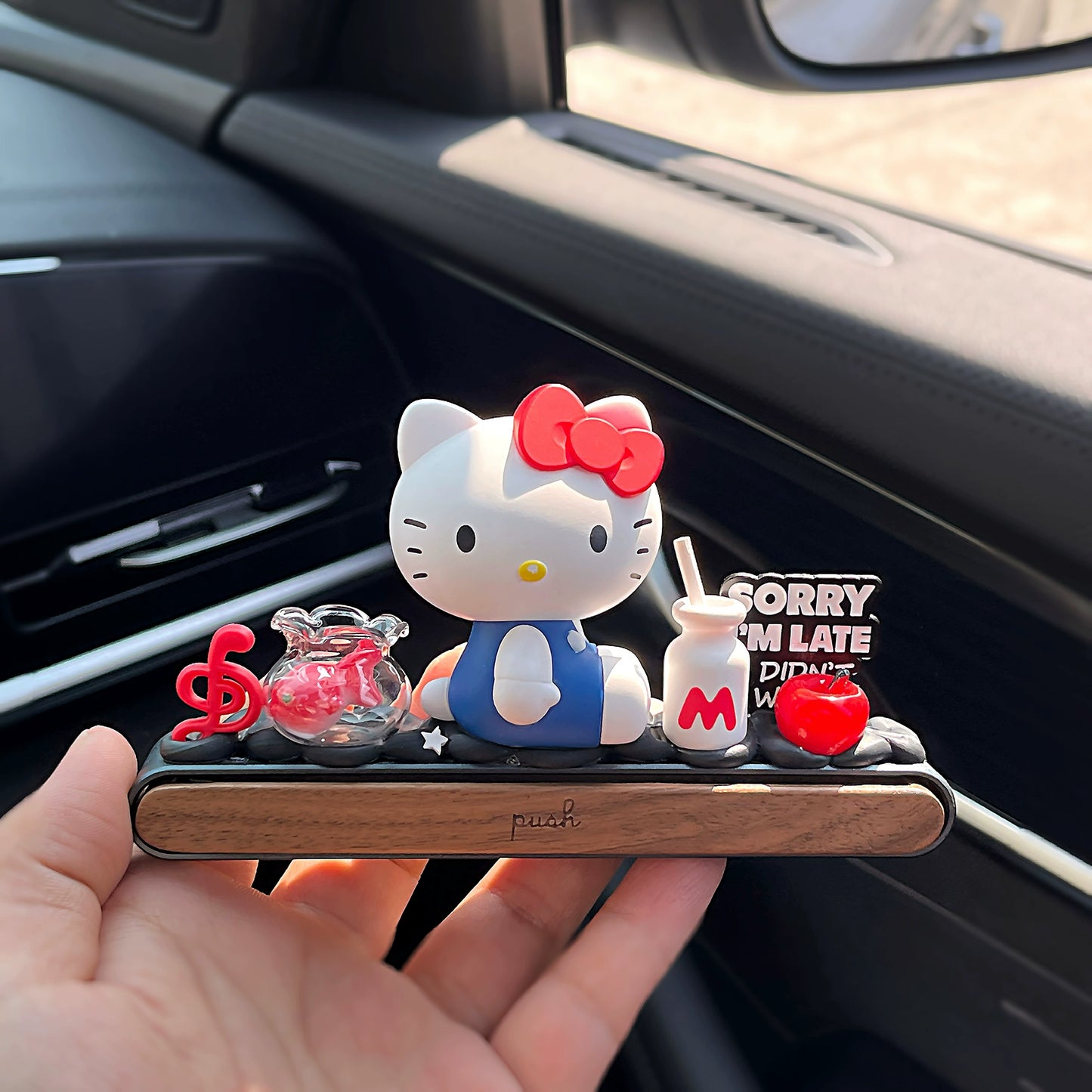 Helllo Kitty Girl Inspired Dashboard Ornament