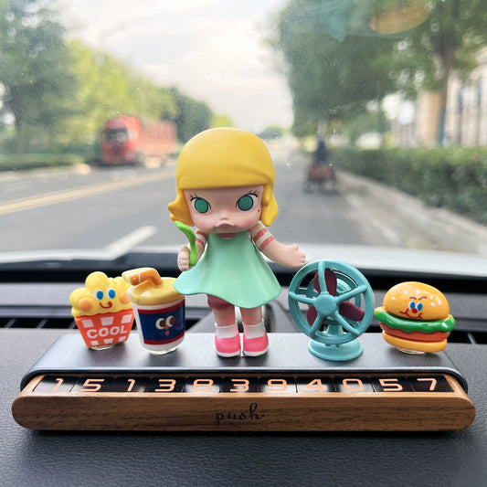 MelliePop™ Ice Cream Girl Dashboard Ornament