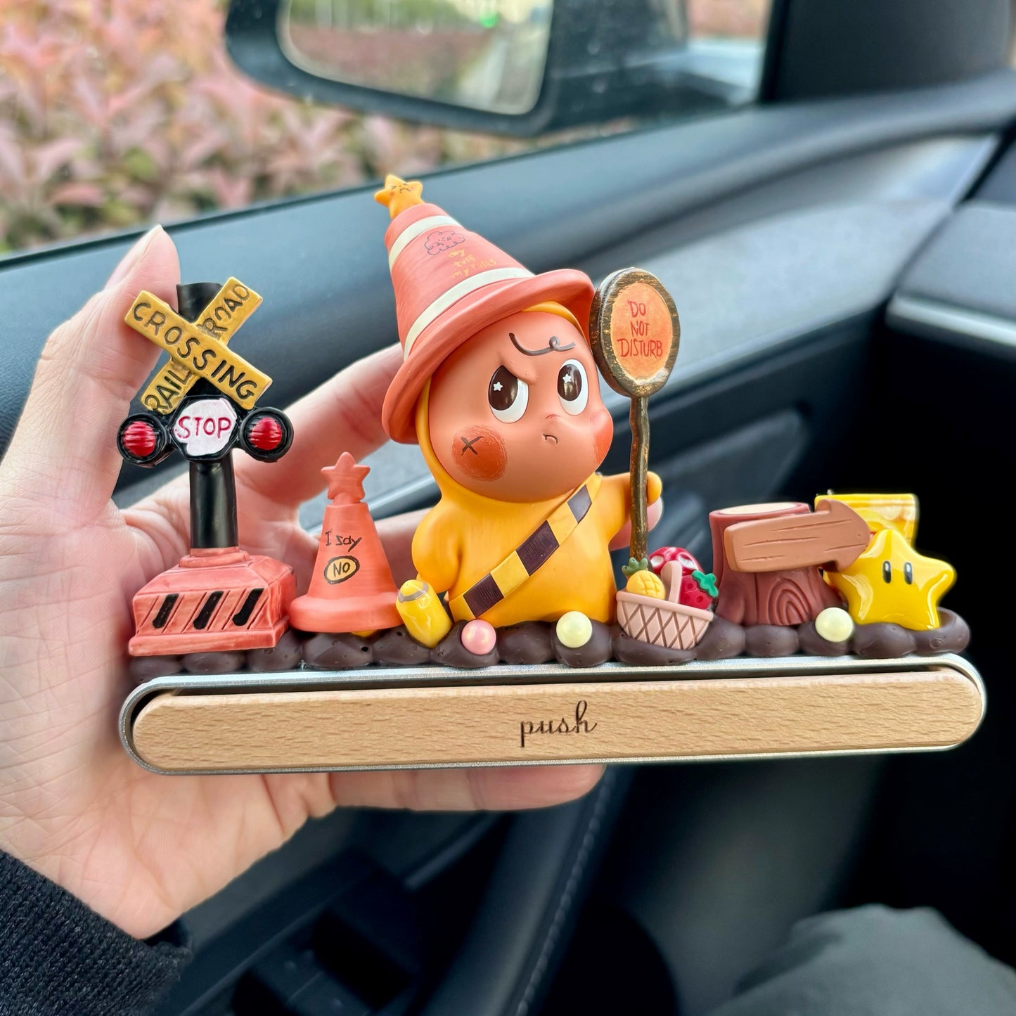 Fortune Cookie Girl Dashboard Ornament