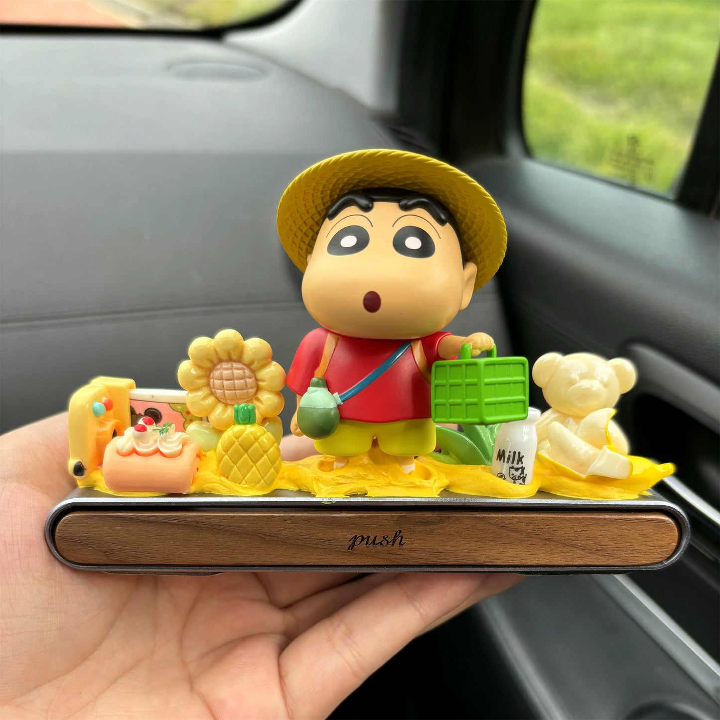 Crayon Shin-Chan Lazy Summer Dashboard Ornament