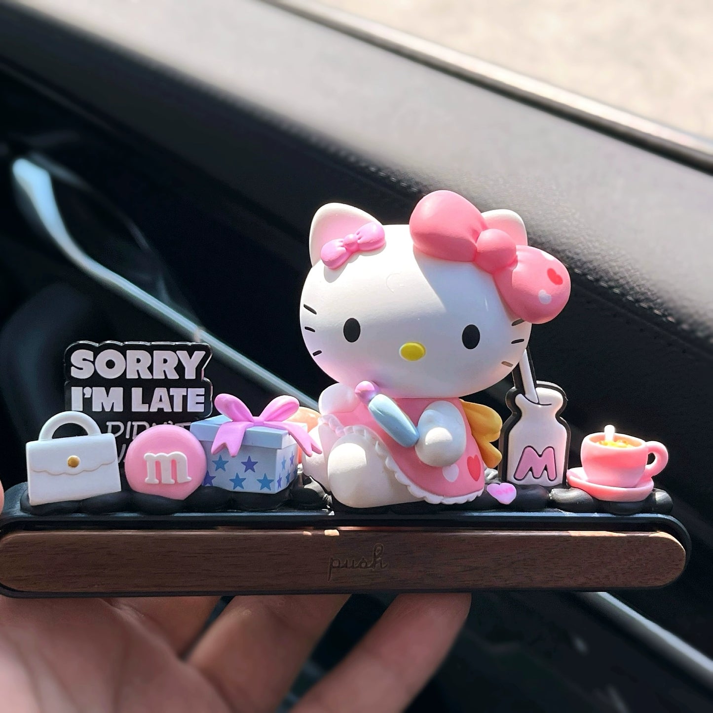 Helllo Kitty Girl Inspired Dashboard Ornament