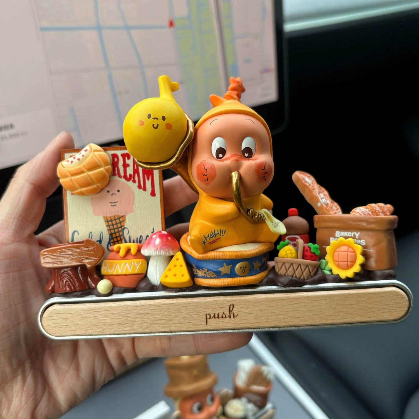 Fortune Cookie Girl Dashboard Ornament