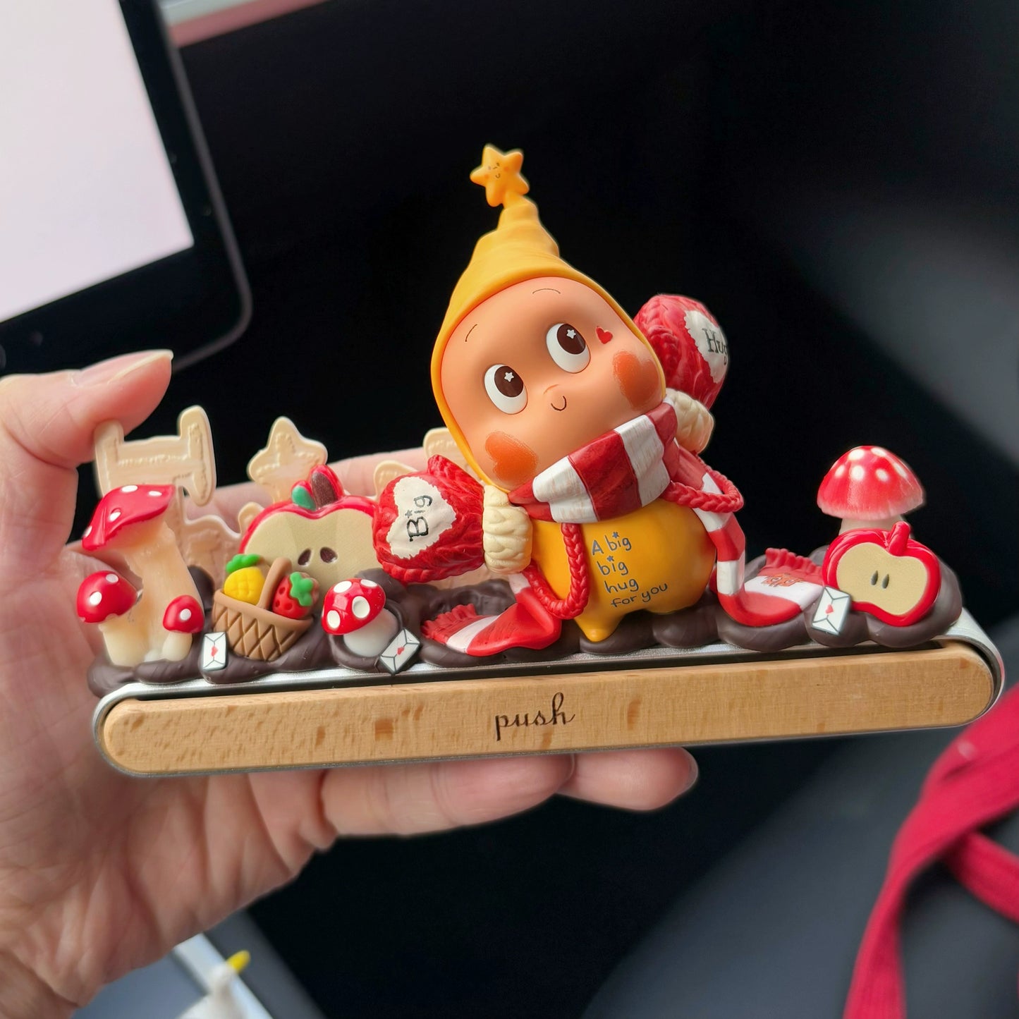 Fortune Cookie Girl Dashboard Ornament