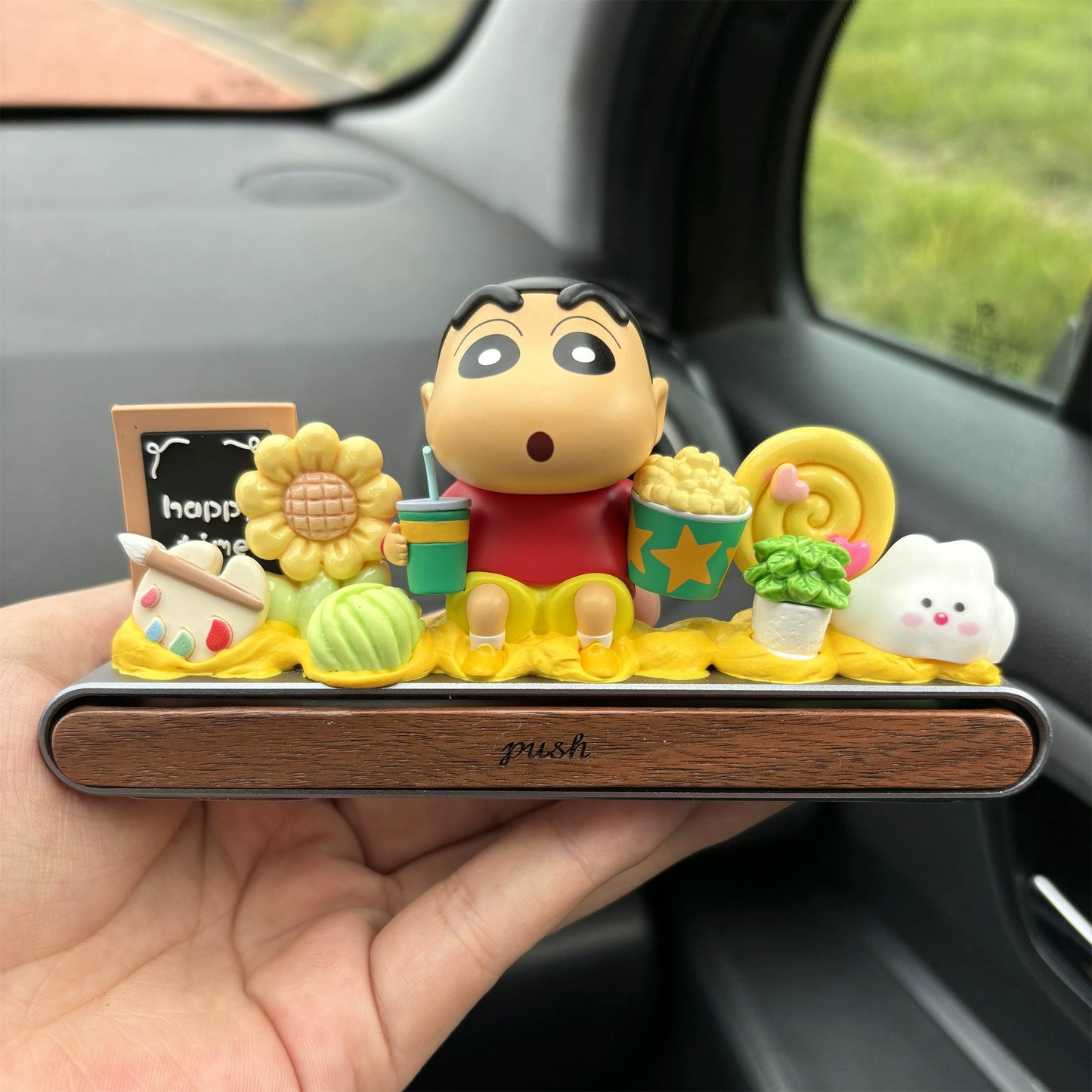 Crayon Shin-Chan Lazy Summer Dashboard Ornament
