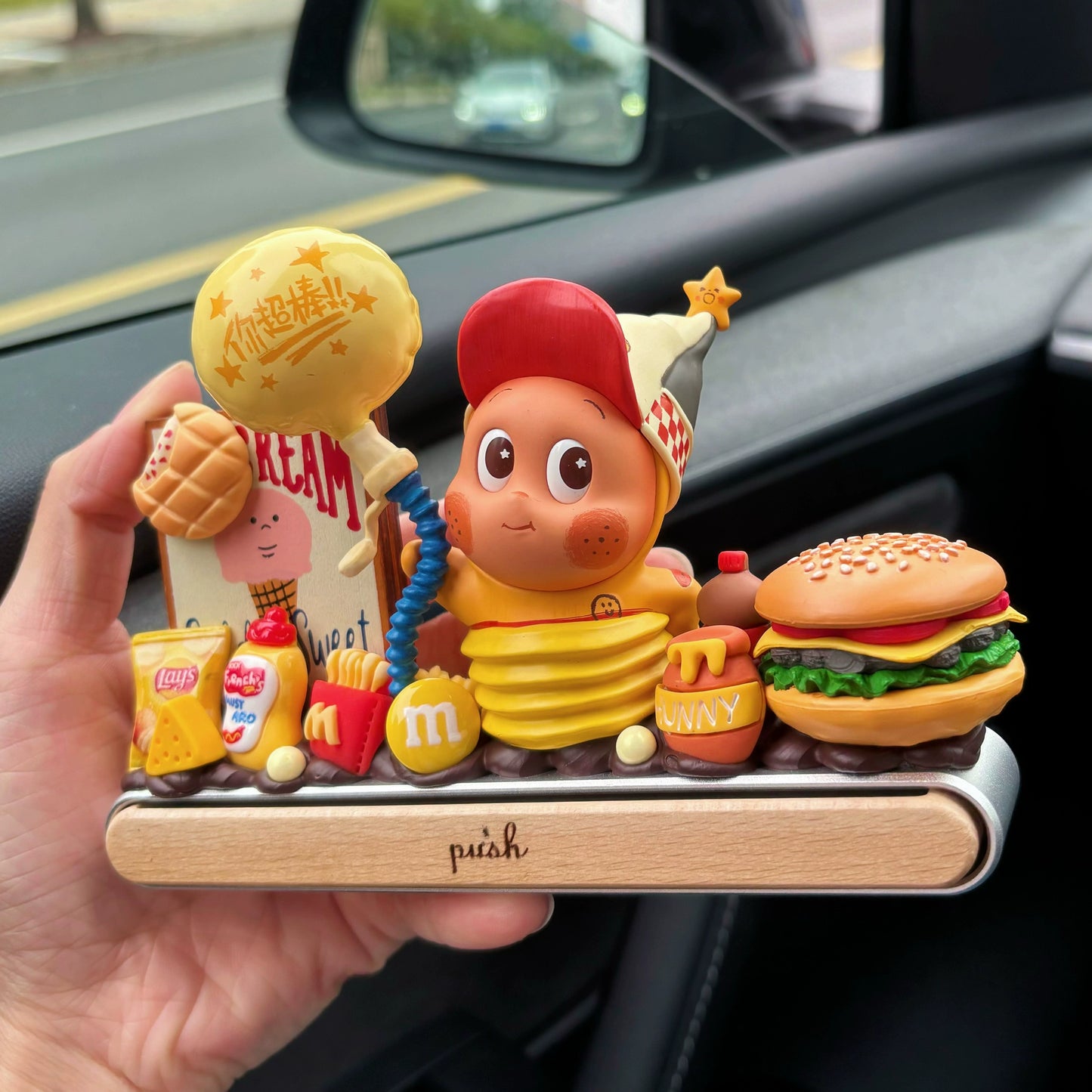 Fortune Cookie Girl Dashboard Ornament